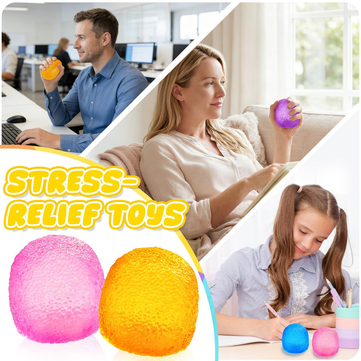 DLAIUSMALL gift-ready stress relief balls for birthdays, holidays, or classroom rewards.