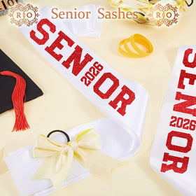 DMHMXZ 2026 graduation sash bulk pack for seniors, ideal ceremony and events.