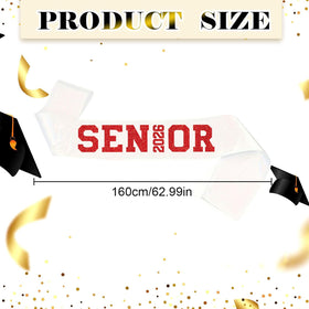 DMHMXZ homecoming sash for seniors with bold 2026 styling.