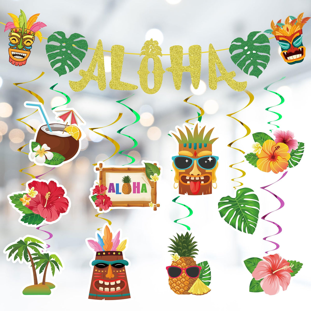 DMIGHT palm leaves add lush greenery and texture
