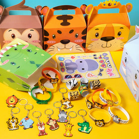 DMIGHT Animal keychains compact souvenirs for party keepsakes