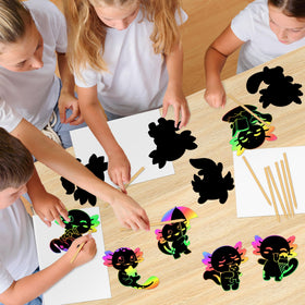 DMIGHT axolotl colorful designs offer vibrant vibes for kid-friendly celebrations