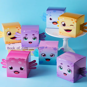 DMIGHT axolotl party decor accents bright colors to elevate table settings