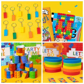 DMIGHT building block keychain interactive keepsake for party guests
