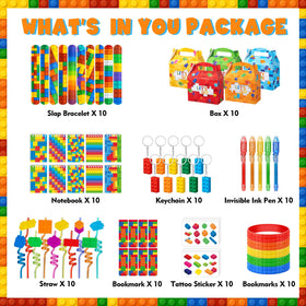 DMIGHT building block notebook for kids with sturdy pages for doodles during games
