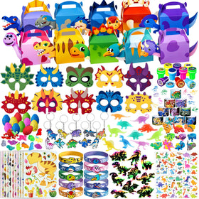 DMIGHT Dinosaur party favors set provides a complete, easy party planning solution.
