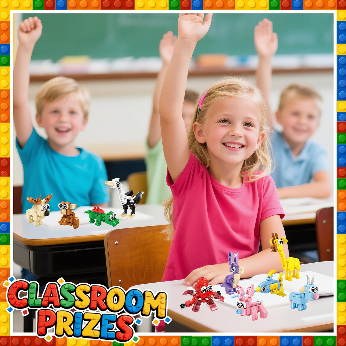 DMIGHT durable plastic construction withstands frequent classroom use.
