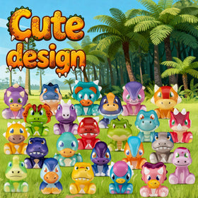 DMIGHT mini dinosaurs in eggs offer slow-rise stress relief during games.