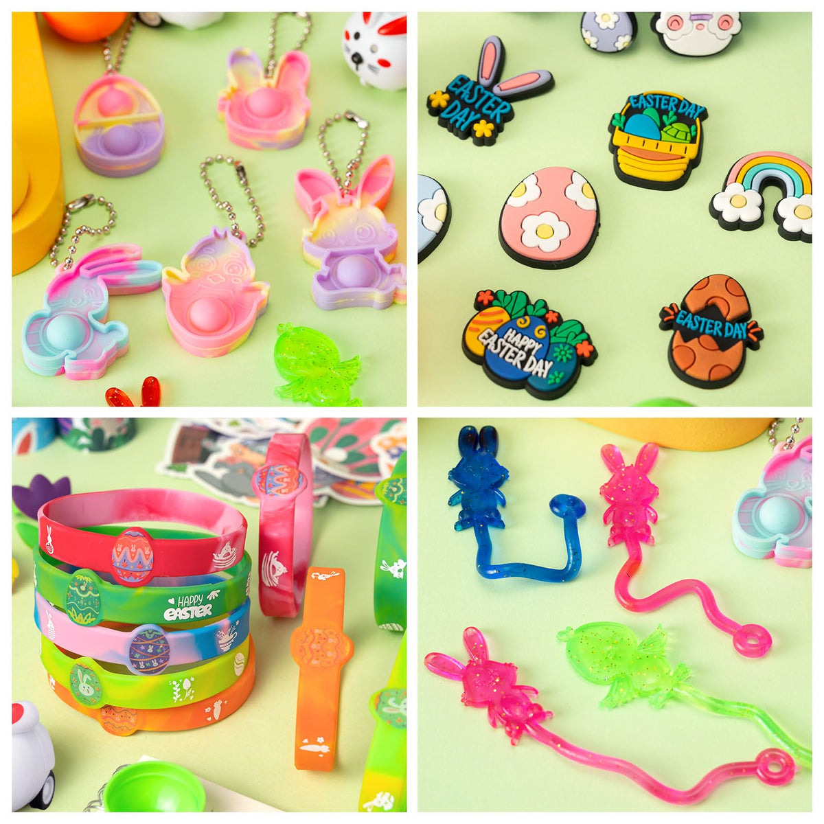 DMIGHT Easter Egg Fillers charms for creative dress-up
