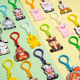 DMIGHT Farm Animals colorful straws for drinks and decor