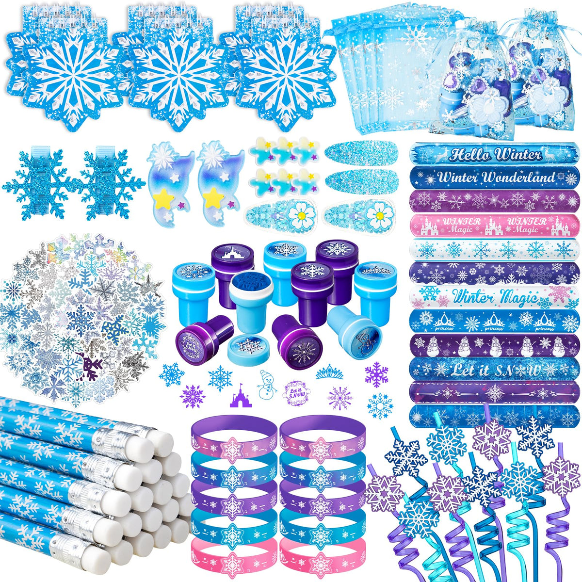 DMIGHT Frozen gift bags ready to fill for a birthday party
