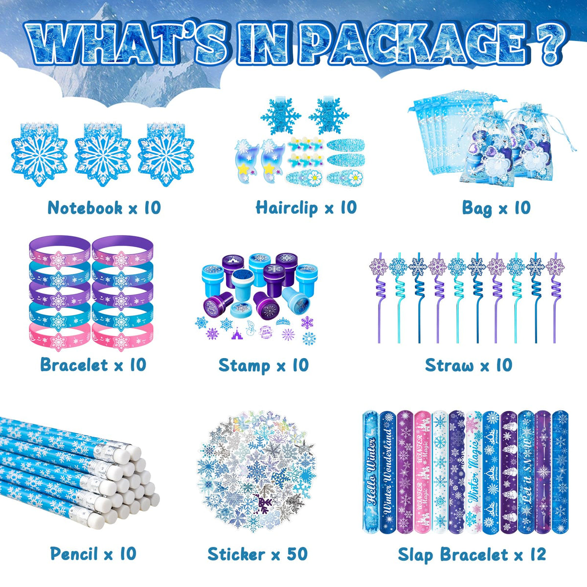 DMIGHT Frozen notebooks as fun party keepsakes