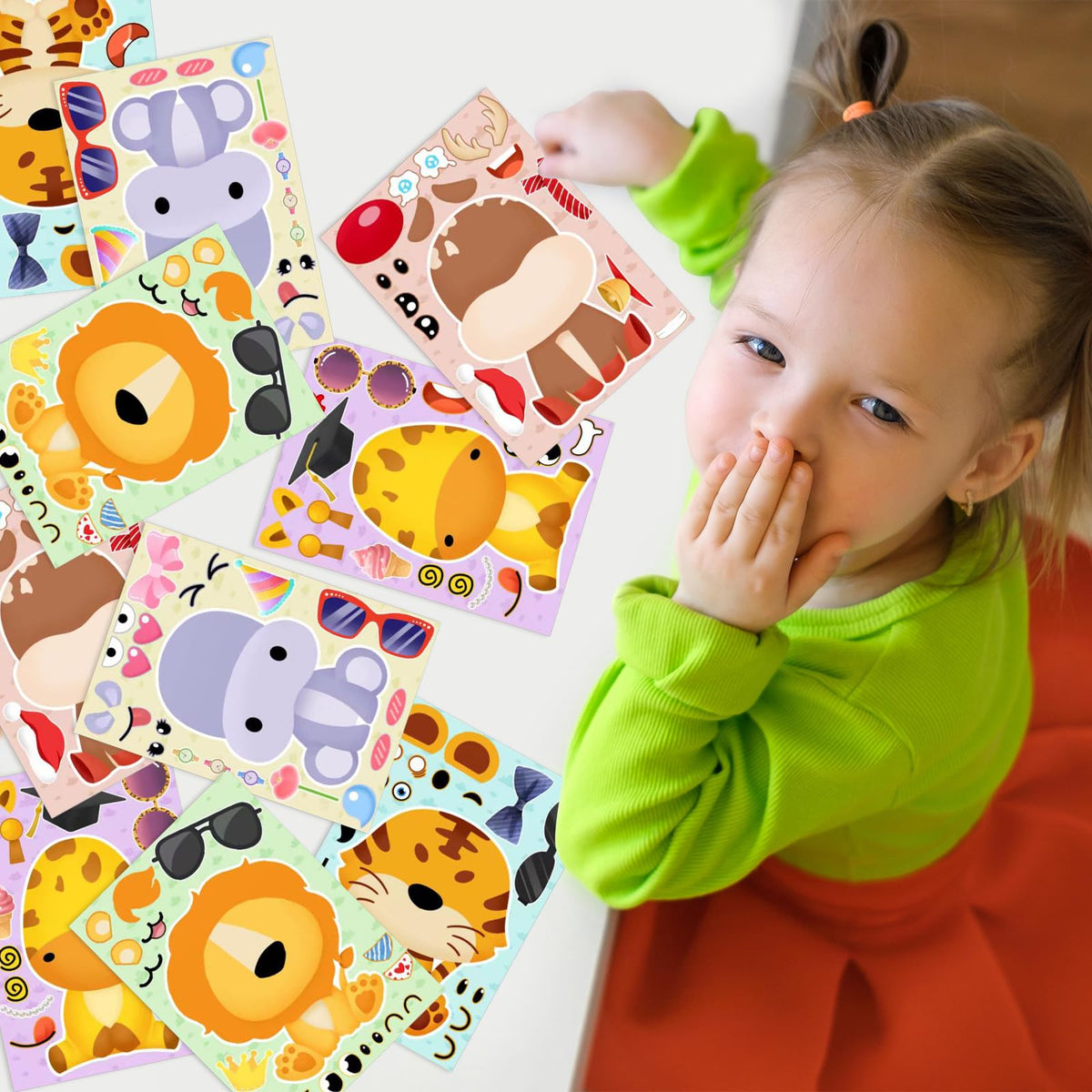DMIGHT Jungle straws bright reusable and safe for kids