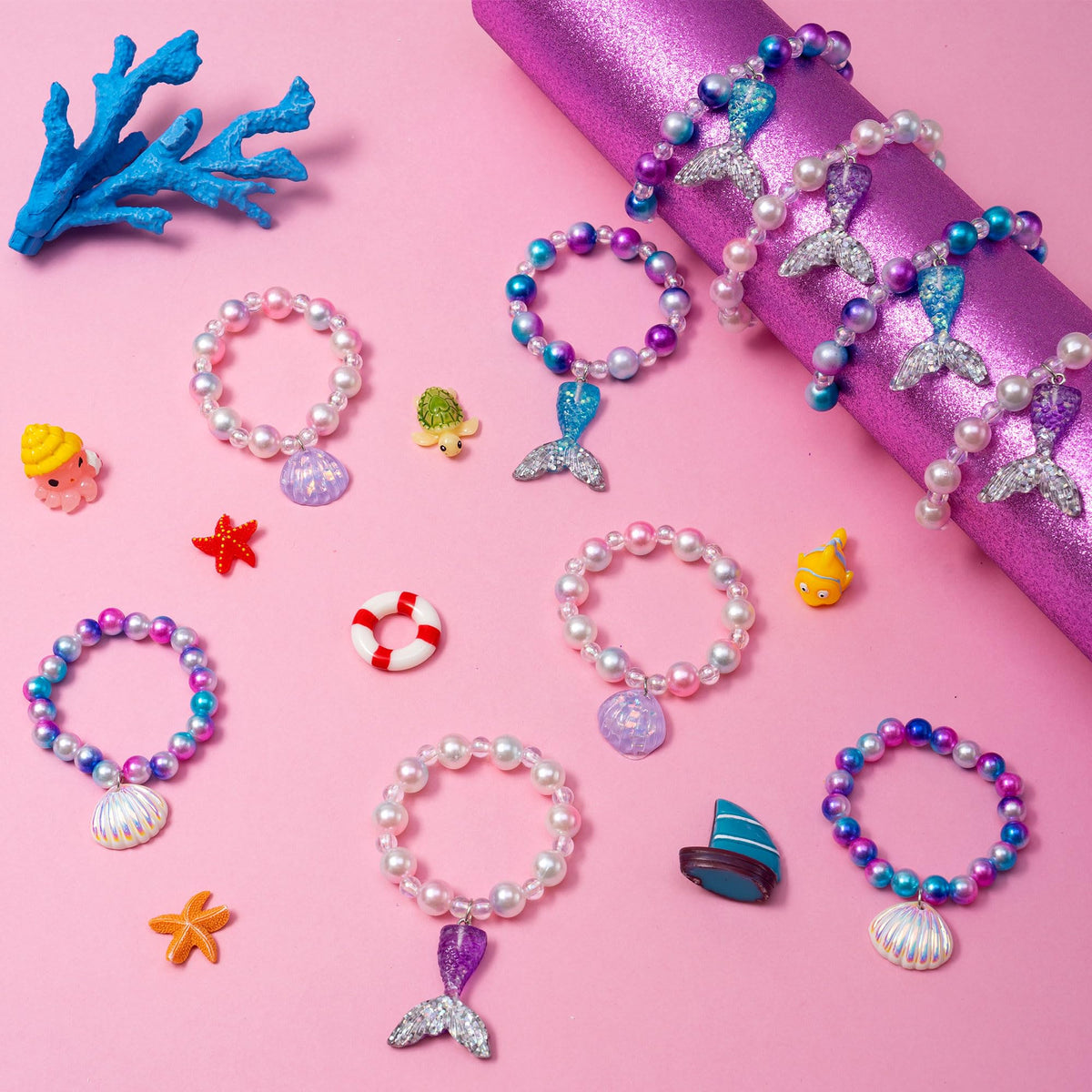 DMIGHT mermaid favors set includes 11 items for quick setup