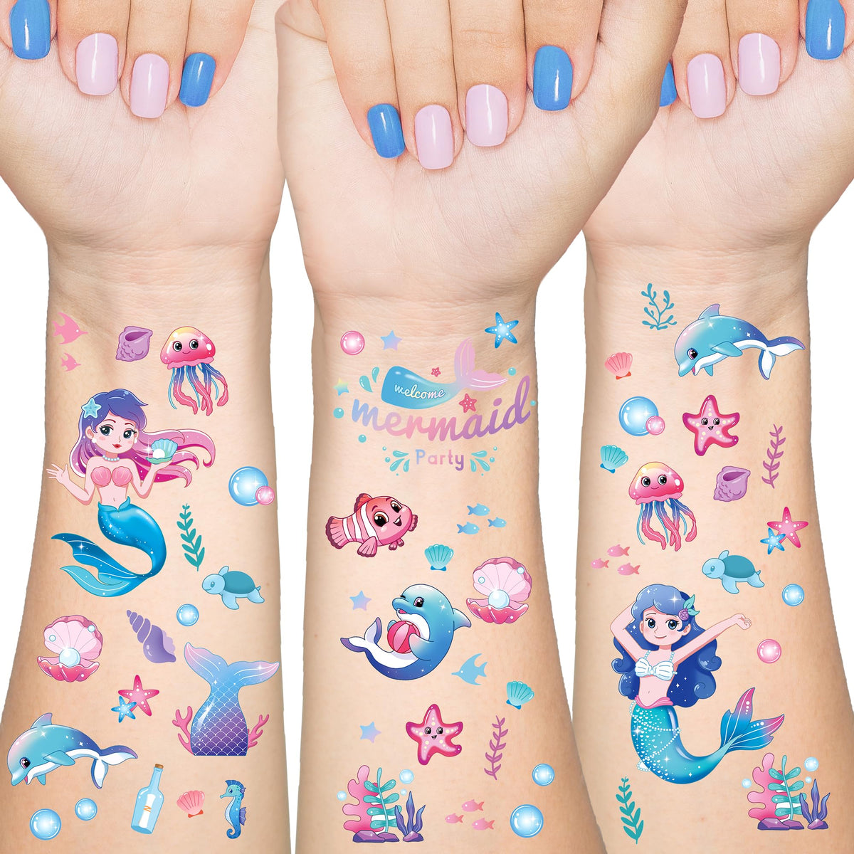 DMIGHT mermaid theme elements create a colorful undersea ambience