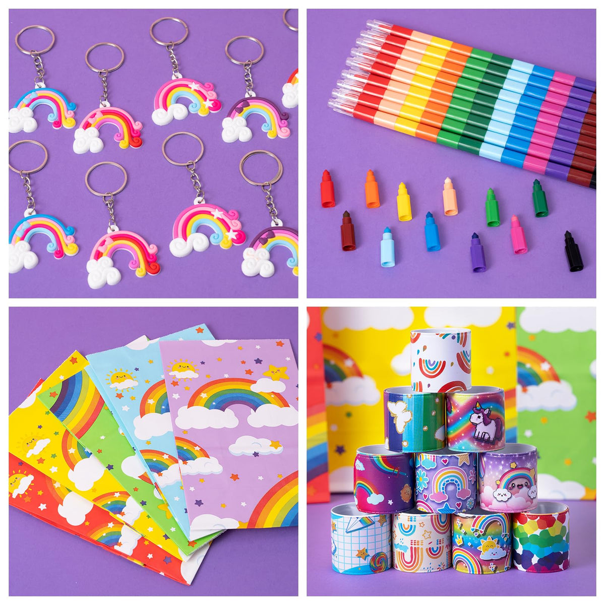DMIGHT Rainbow party favors sturdy design for large gatherings.