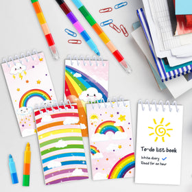 DMIGHT Rainbow party supplies ideal for baby showers and kids' celebrations.