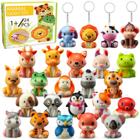 DMIGHT safari elephant squishy keychain for kids, soft texture ideal for handheld play.