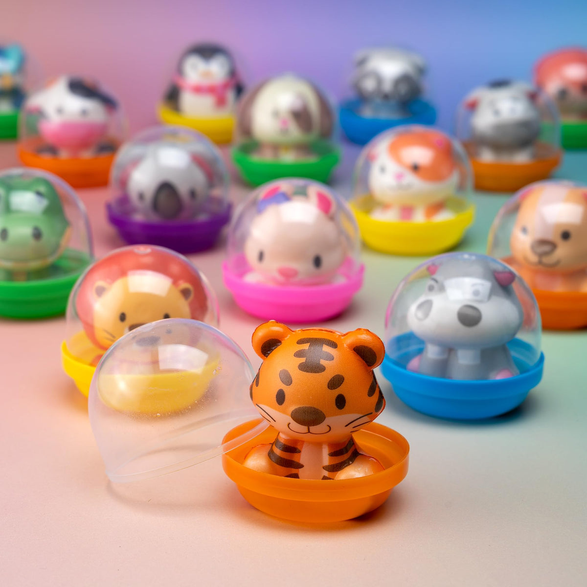 DMIGHT zebra squishy, bright color sensory toy for party favors