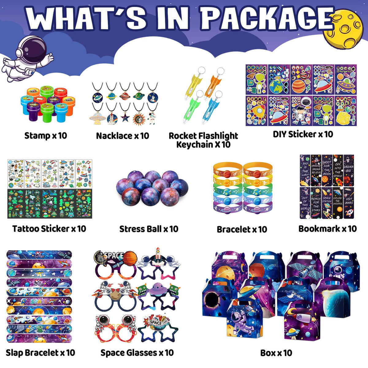 DMIGHT galaxy stress balls for sensory play at space events