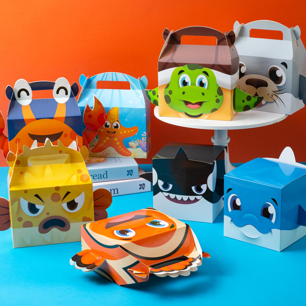 DMIGHT Under the Sea clownfish sticker for vibrant party activities.