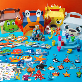 DMIGHT Under the Sea turtle sticker for kids’ projects and bag fillers.