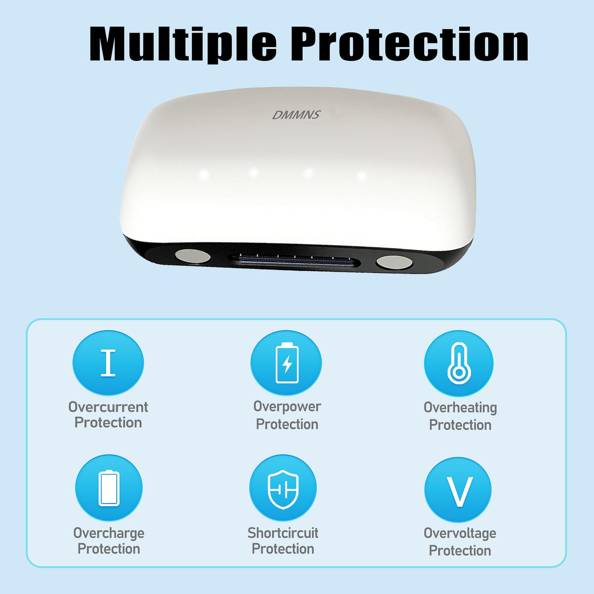 DMMNS temperature sensors and protection system close up for safe operation