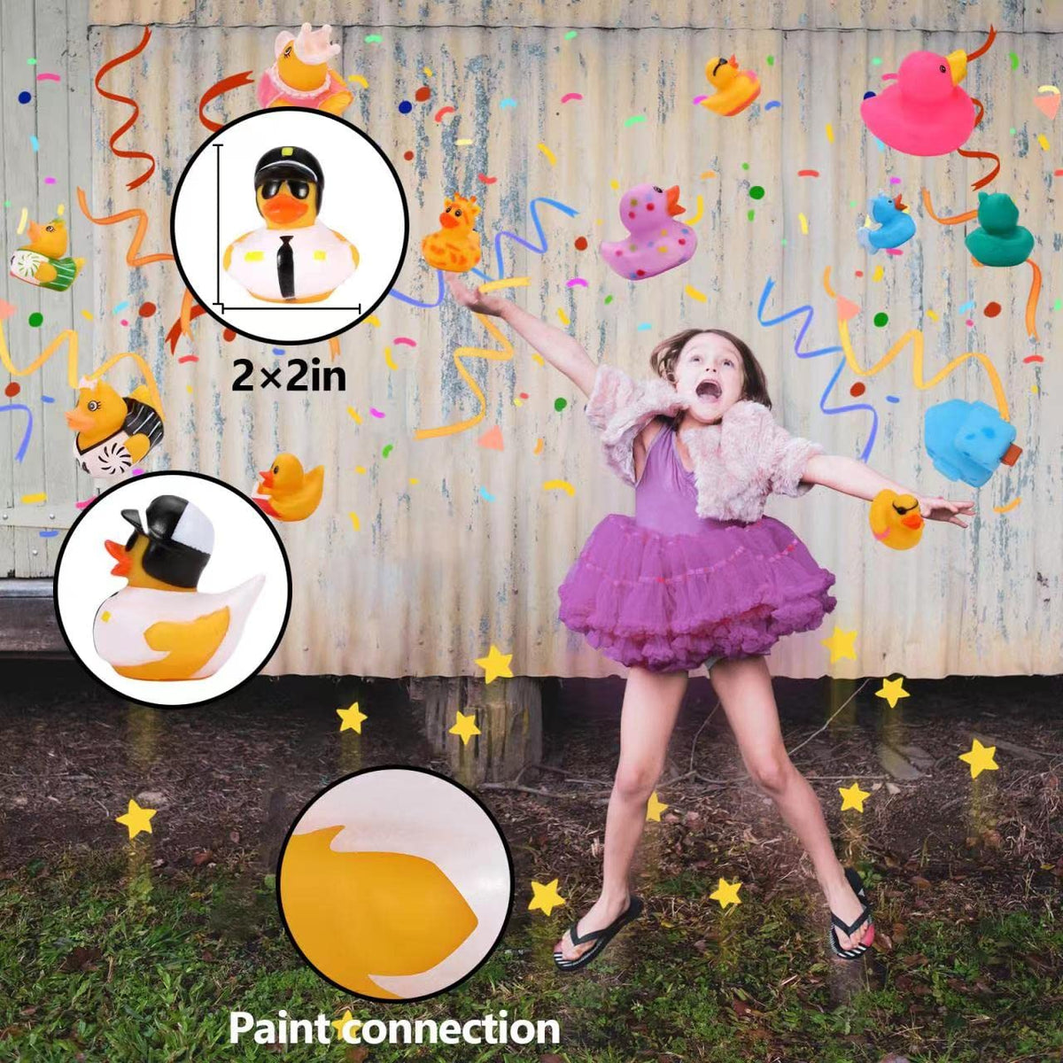 Dmsky jeep ducks variety for imaginative play and décor