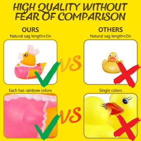 Dmsky rubber ducks for kids' party decorations and activities