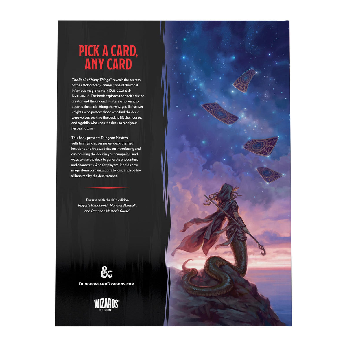 DND Book of Many Things used as campaign tool for adventures and character options