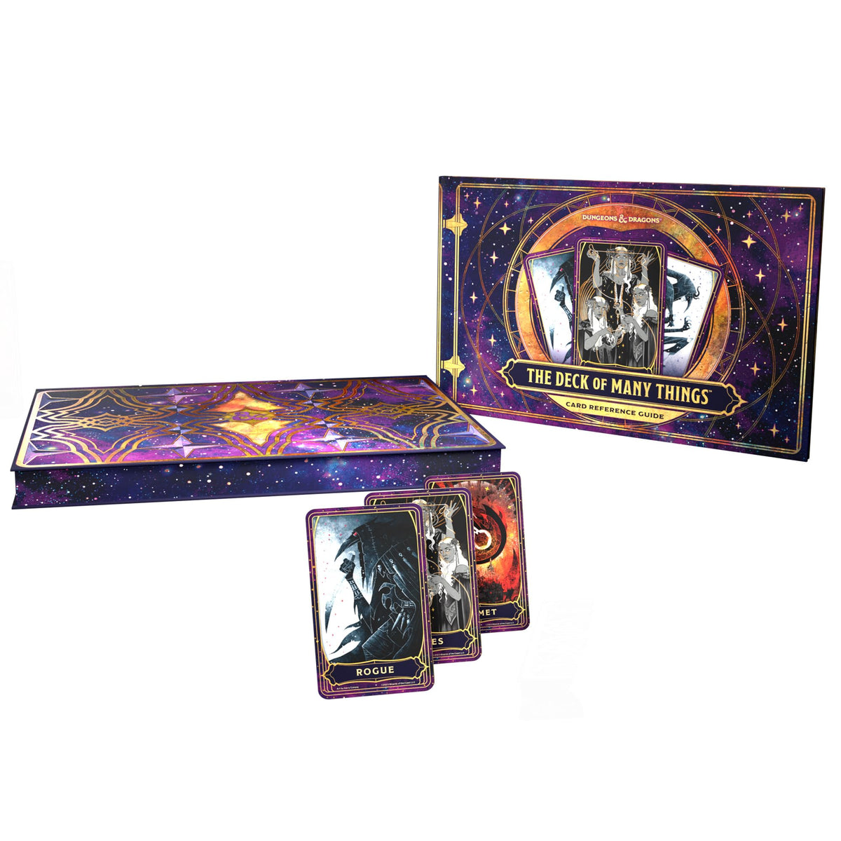 DND Card art close-up with vivid illustrations sparking imagination
