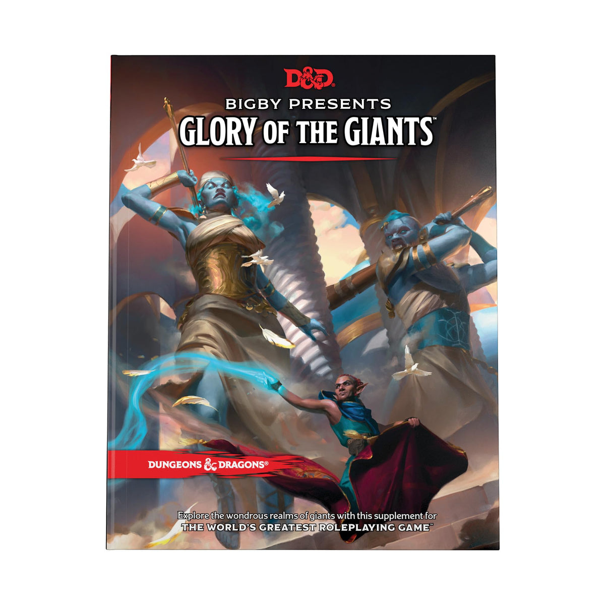 Dungeons & Dragons Glory of Giants cover art highlights epic scale for campaigns.