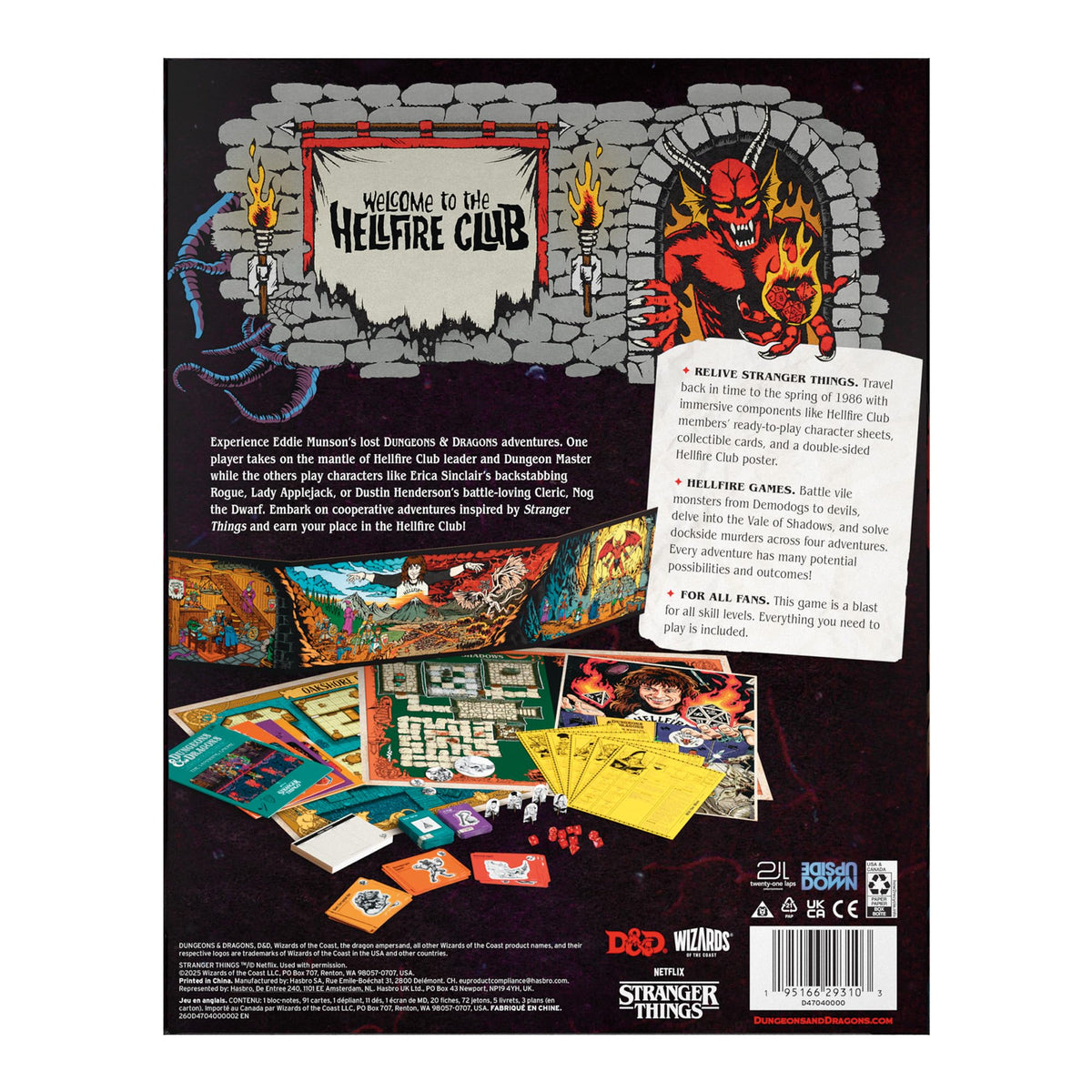 Dungeons & Dragons Hellfire Club dice add tactile rhythm to rolls.