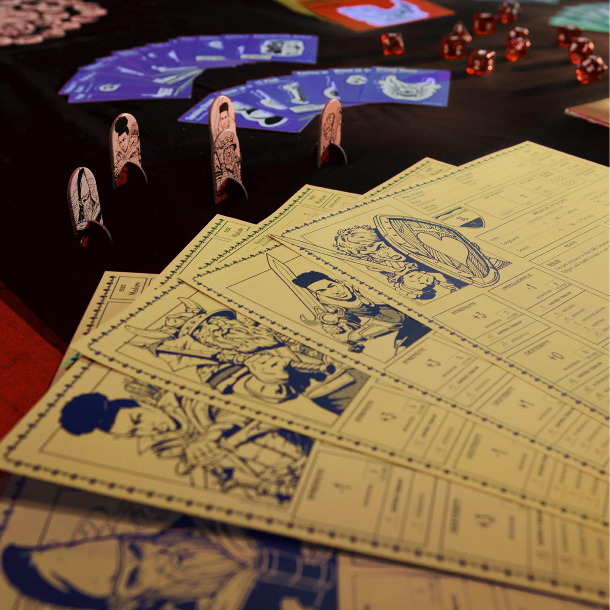 Dungeons & Dragons Hellfire Club DM screen helps manage scenes smoothly.