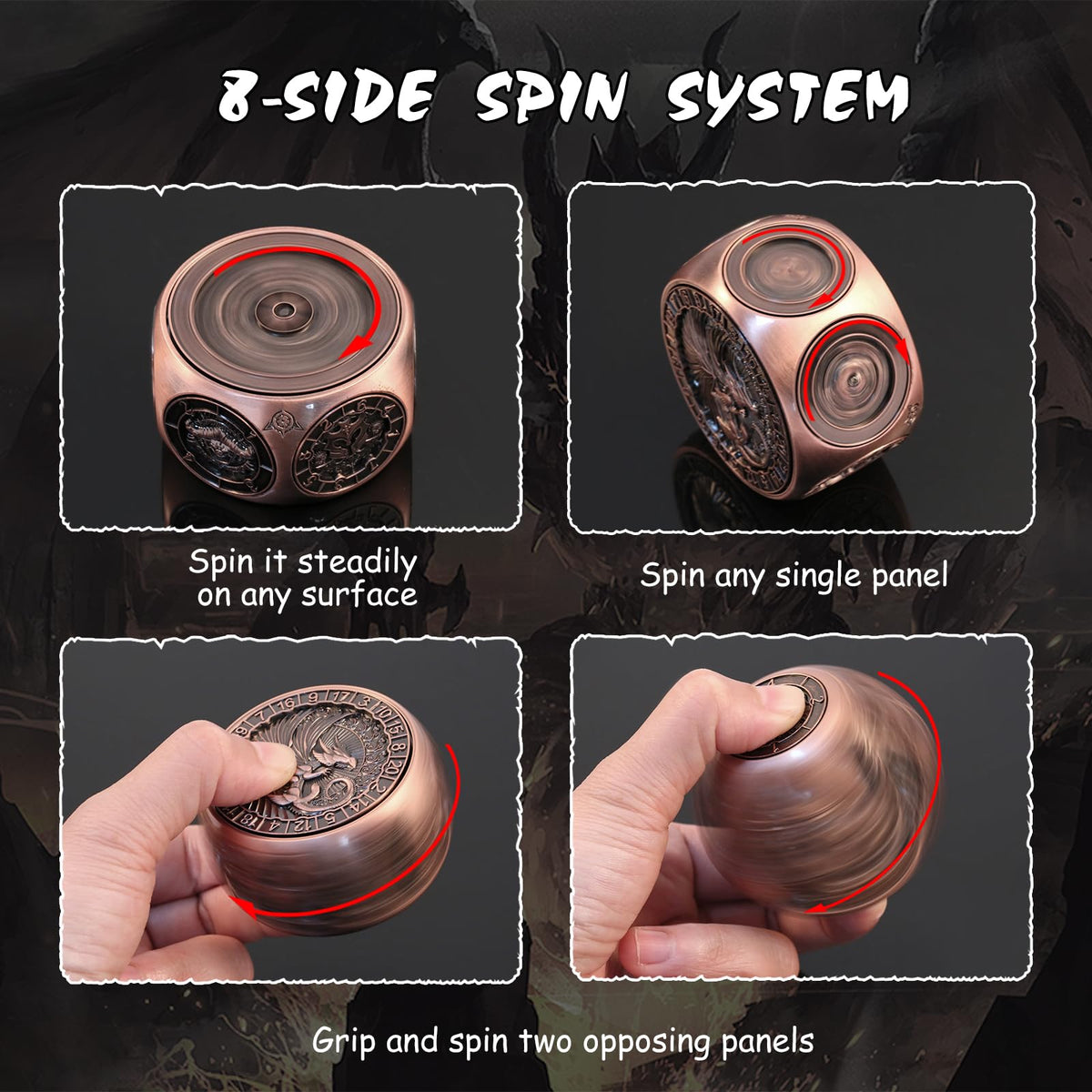 D12 side die offers deeper result ranges for tense moments.