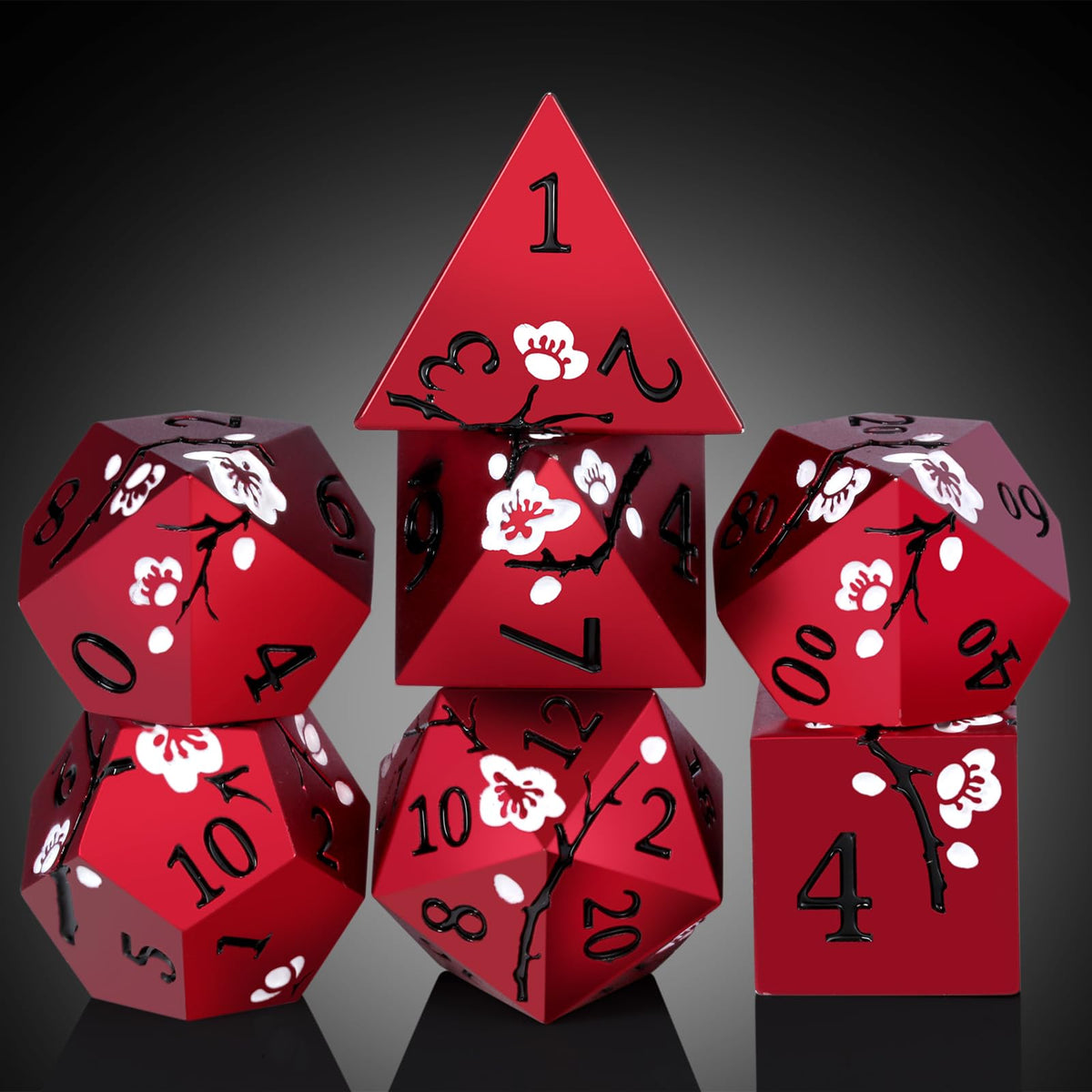 DNDND d20 metal dice ideal for D&D campaigns