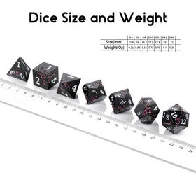 DNDND glitter purple flower D% dice for versatile gameplay