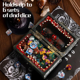 DNDND Mimic Chest with lid open reveals treasure-like design