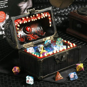 DNDND Mimic Chest teeth detail close-up emphasizes dramatic look