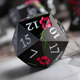 DNDND weighty metal dice set with matte finish offers premium feel and confident roll.
