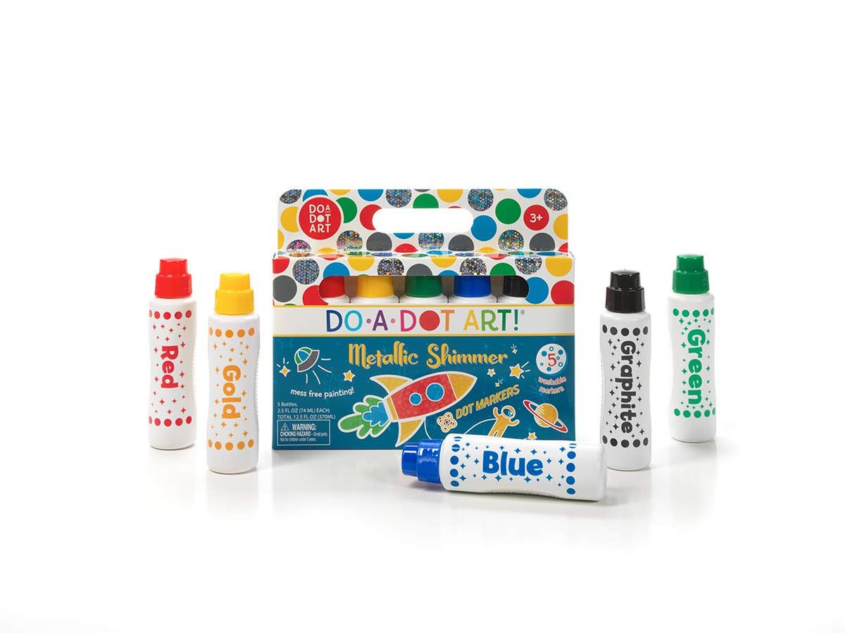Do A Dot Art! Cap close-up showing easy grip bottle for small hands.