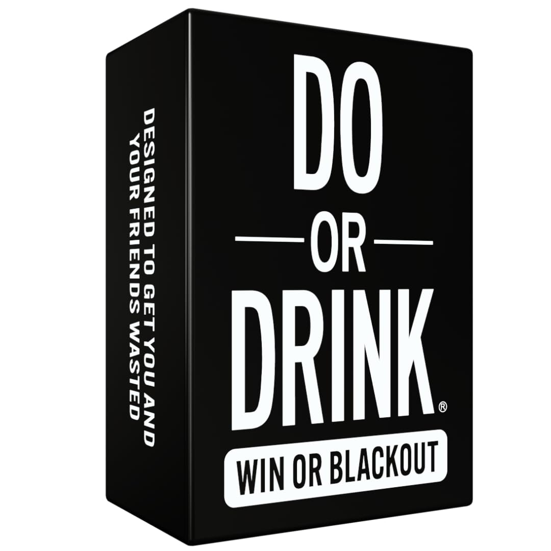 Do or Drink 350-cards-deck for lively, social party challenges.