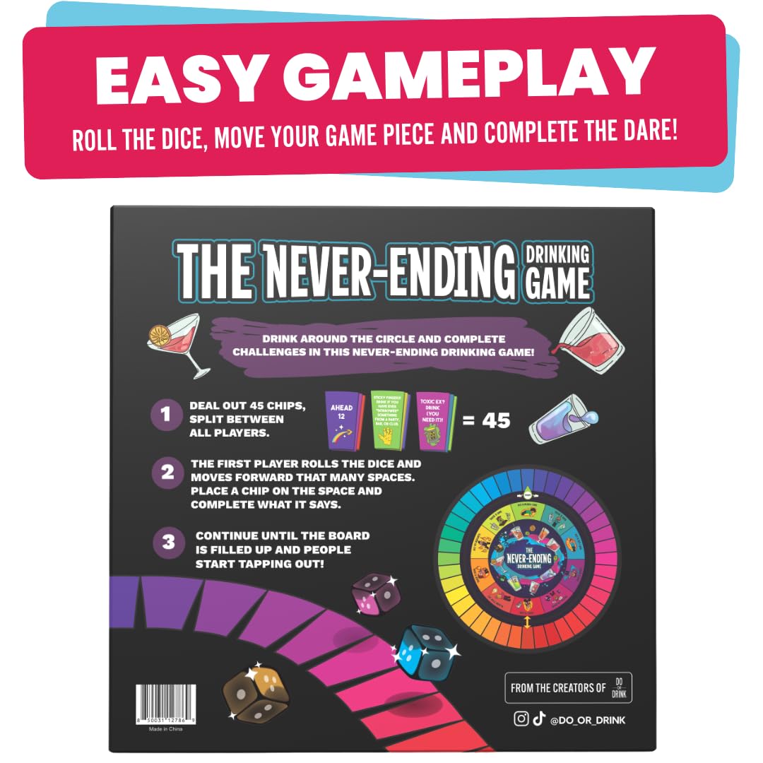Do or Drink simple rules that are quick to learn and keep players engaged.
