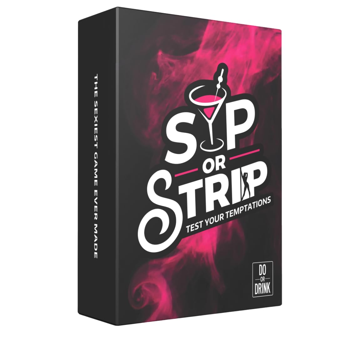 Do or Drink Sip or Strip card game box showing 250 dares for couples and parties.