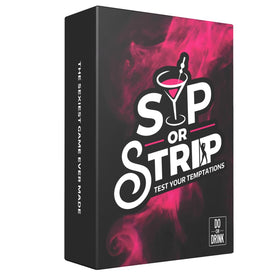 Do or Drink Sip or Strip card game box showing 250 dares for couples and parties.