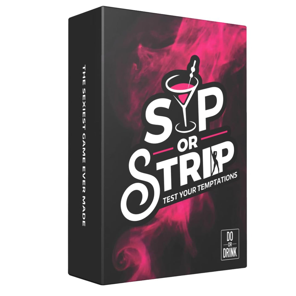 Do or Drink Sip or Strip card game box showing 250 dares for couples and parties.