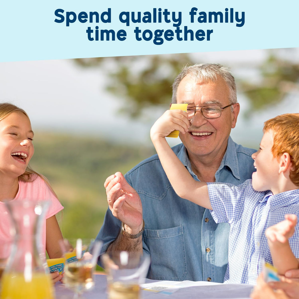 DO YOU REALLY KNOW YOUR FAMILY? card deck interior—conversation starters for kids and adults
