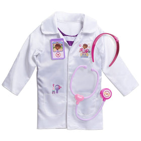 Doc McStuffins stethoscope and accessories for doctor role-play and care scenarios.