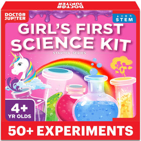 Doctor Jupiter first science kit unboxing shows colorful tools for curious minds