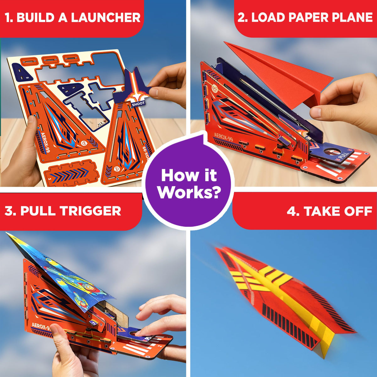 Child folds paper airplanes to build fine motor skills through hands-on crafting